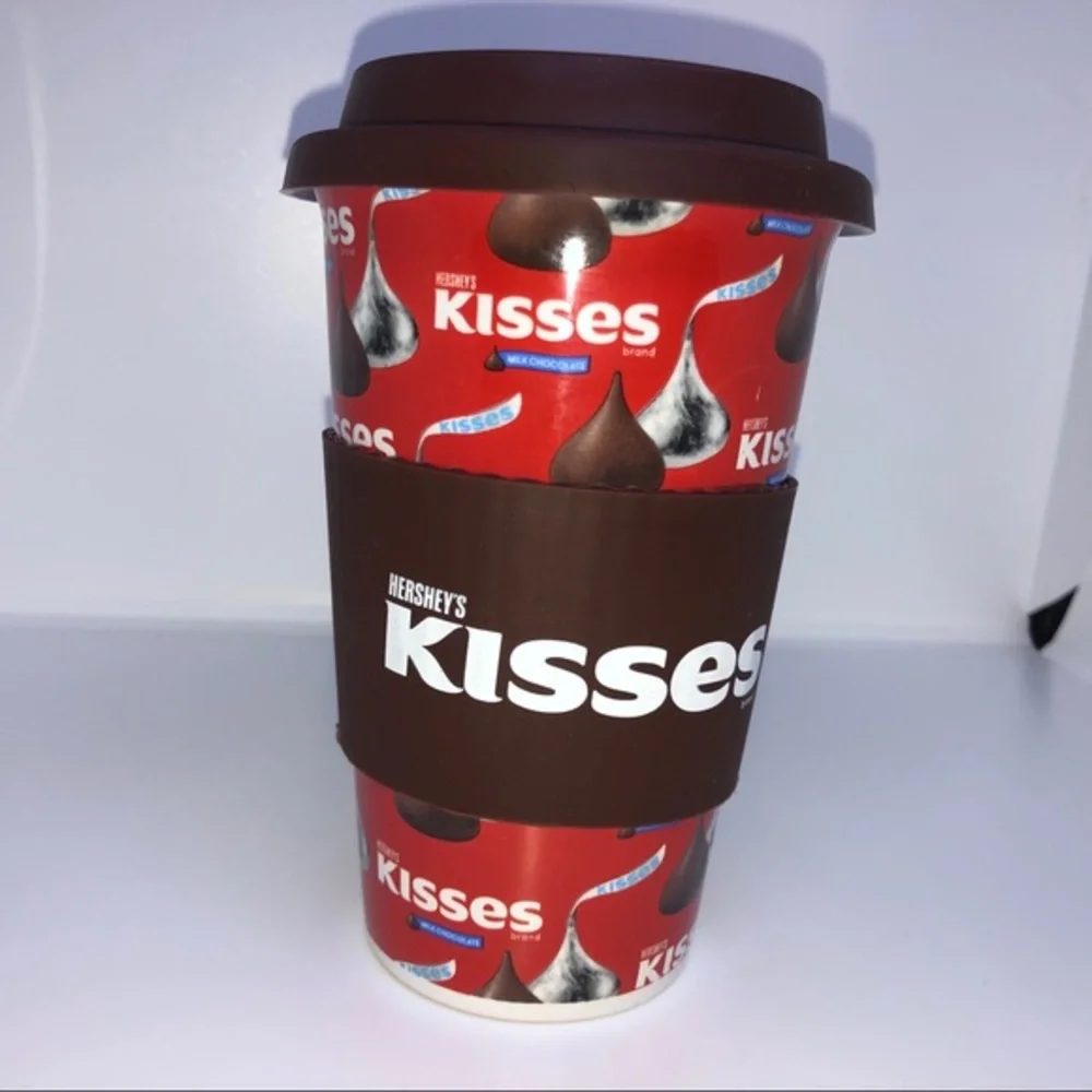 Galerie Hershey's Kisses Coffee‎ Mug Red Black Love Chocolate